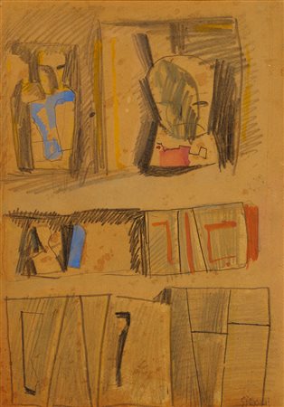 Mario Sironi Sassari 1885 – Mailand / Milano 1961 Composizione, 1946 Tempera...