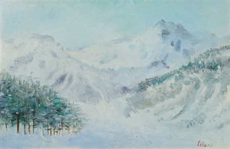 Umberto Lilloni Mailand / Milano 1898 – 1980 Nevicata a Bardonecchia, 1949...