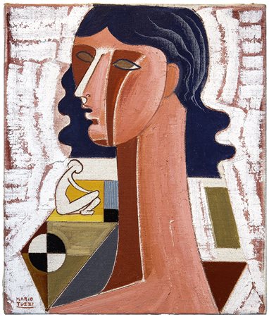 Mario Tozzi Fossombrone 1895 – St. Jean du Gard 1979 Figura femminile, 1974...