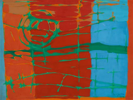 Antonio Corpora Tunis / Tunisi 1909 – Rom / Roma 2004 Composizione, 1972 Olio...