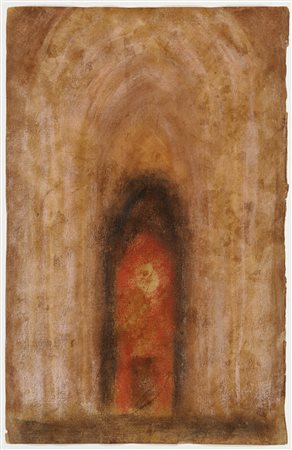 Zoran Music Boccavizza 1909 – Venedig / Venezia 2005 Cattedrale, 1984 Tempera...