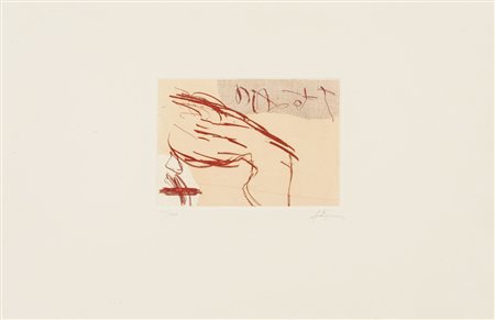 Antoni Tapies Barcelona 1923 – 2012 Senza titolo, anni ’90 Litografia, 33 x...