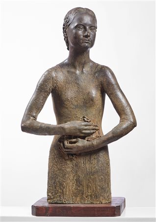 Bruno Innocenti (Firenze, 1906 - 1986) Rita II, 1932 Scultura in bronzo, cm...