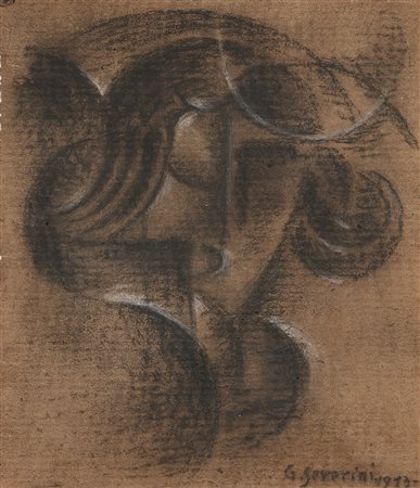 Gino Severini (Cortona (Ar), 1883 - Parigi, 1966) Ritratto femminile, 1913...