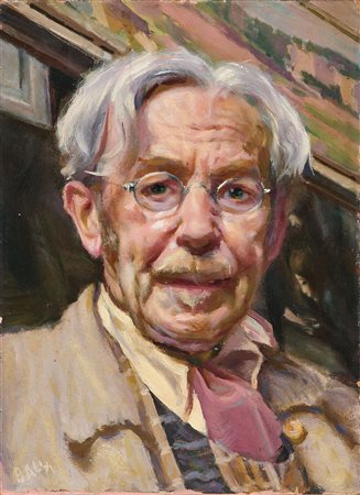 Giacomo Balla (Torino, 1871 - Roma, 1958) Autosettantaquattro, 1945 Olio su...