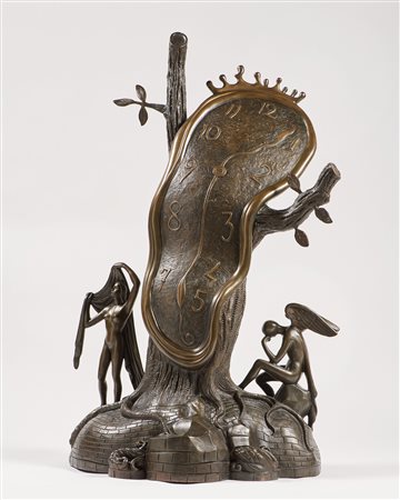 Salvador Dalí (Figueres, 1904 - 1989) La noblesse du temps, la persistance de...