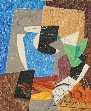 Gino Severini (Cortona (Ar), 1883 - Parigi, 1966) Les objets deviennent...