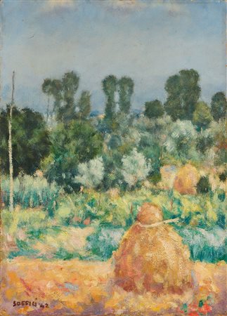 Ardengo Soffici (Rignano sull'Arno (Fi), 1879 - Vittoria Apuana (Lu), 1964)...