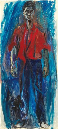 Renato Guttuso (Bagheria (Pa), 1912 - Roma, 1987) Rocco come minatore...