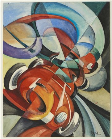 CRALI TULLIO (1910 - 2000) - AUTO-CORSA.