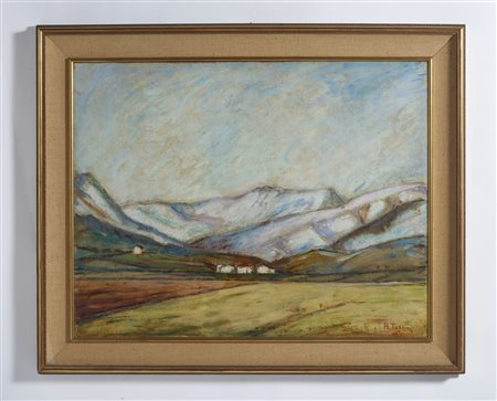 TOSI ARTURO (1871 - 1956) - PAESAGGIO .