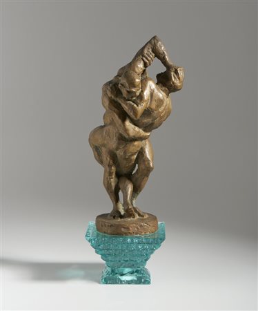 MAZZACURATI RENATO MARINO (1907 - 1969) - SENZA TITOLO (LOTTATORI).