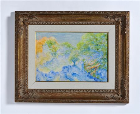 SASSU ALIGI (1912 - 2000) - A LA ORILLA DEL BOSQUE.