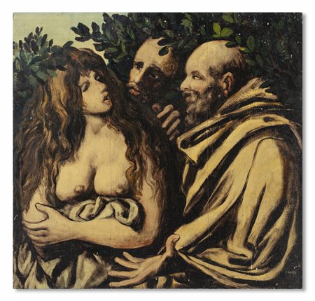 FIUME SALVATORE (1915 - 1997) - SUSANNA E I VECCHIONI .