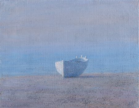 LAZZARO WALTER (1914 - 1989) - BARCA BIANCA.