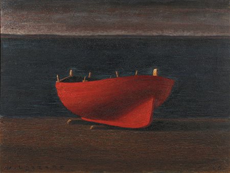 LAZZARO WALTER (1914 - 1989) - BARCA ROSSA.