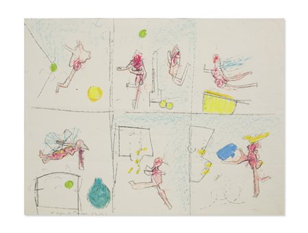 MATTA ROBERTO SEBASTIÁN ANTONIO (1911 - 2002) -EL PAJARO DE PASCUA (LA ISLA).