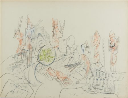 MATTA ROBERTO SEBASTIÁN ANTONIO (1911 - 2002) - SENZA TITOLO.