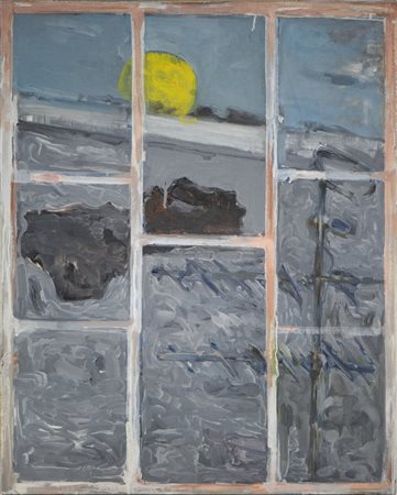 GUCCIONE PIERO (1935 - 2018) - I STUDIO PER PAESAGGIO, LUNA E ANTENNA.