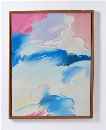 BUSCIONI UMBERTO (1931 - 2019) - TRAMONTO CON ARCOBALENO.