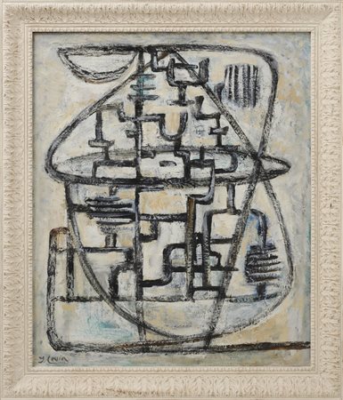 LEVIN  JOSEPH (1894 - 1979) - COMPOSIZIONE ASTRATTA, ANNI '40.