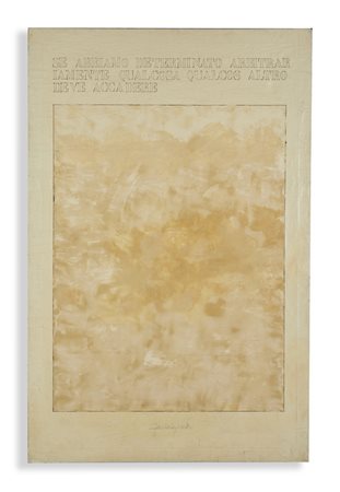 SIMONETTI GIANNI - EMILIO (n. 1940) - SE ABBIAMO DETERMINATO ARBITRARIAMENTE QUALCOSA QUALCOS ALTRO DEVE ACCADERE .