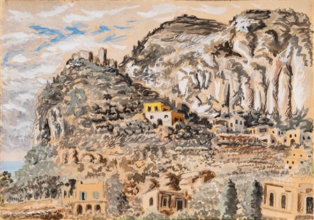 Alberto Savinio (Atene 1891 - Roma 1952)  - Capri, 1940