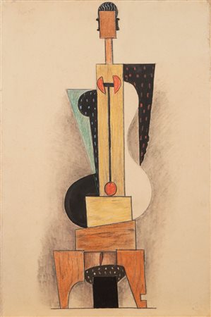 Jacques Lipchitz (Druskininkai 1891 - Capri 1973)  - Figura in piedi, 1915 ca.