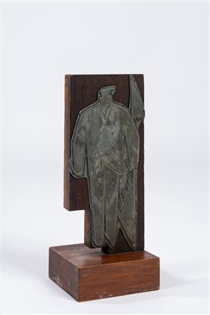 Giacomo Balla (Torino 1871 - Roma 1958)  - Matrice per il vestito Bianco-Rosso-Verde del parolibero futurista Marinetti (Mattino), 1914