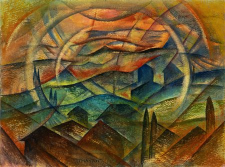 Thayaht (Firenze 1893 - Pietrasanta 1959)  - Tramonto, 1929
