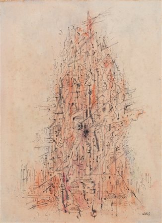 Otto Wols (Alfred Otto Wolfgang Schulze) (Berlino 1913 - Parigi 1951)  - La cathédrale, 1947