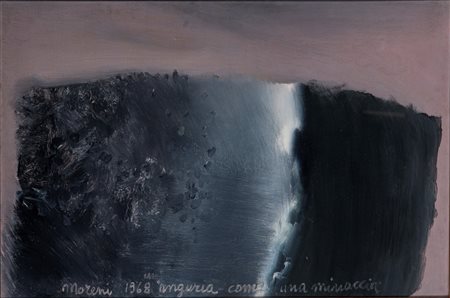 Mattia Moreni (Pavia  1920 - Brisighella 1999)  - Un'anguria come una minaccia, 1968 (The Old Calbane)