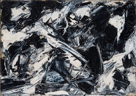 Emilio Vedova (Venezia 1919 - 2006)  - Paura n.4 , 1961