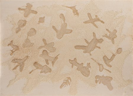 Giulio Turcato (Mantova 1912 - Roma 1995)  - Saturn (cangiante bianco), 1983