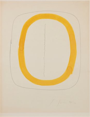Lucio Fontana (Rosario 1899 - Varese 1968)  - Concetto Spaziale, 1961