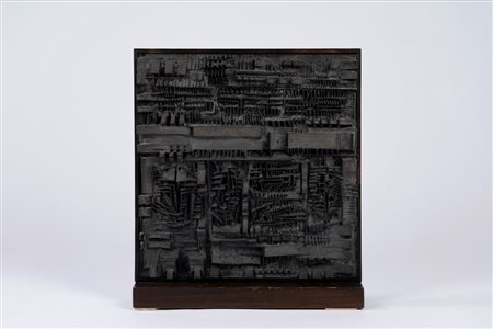 Arnaldo Pomodoro (Morciano di Romagna 1926 - Milano 2025)  - Tavola dei segni 1960, XII, 1960