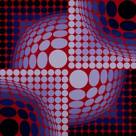 Victor Vasarely (Pécs 1906 - Parigi 1997)  - Ellen, 1974