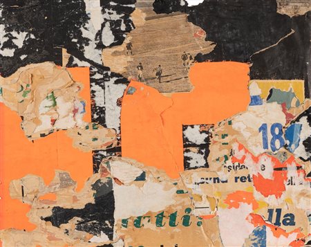 Mimmo Rotella (Catanzaro 1918 - Milano 2006)  - Il calcio