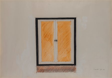 Tano Festa (Roma 1938 - 1988)  - Armadio, 1962