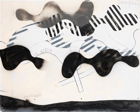 Mario Schifano (Homs 1934 - Roma 1998)  - Il cielo, 1965