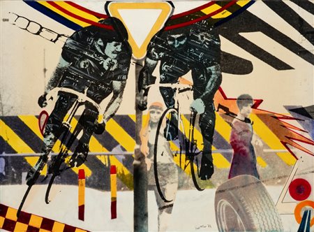 Gianni Bertini (Pisa 1922 - Caen 2010)  - Allo sprint, 1973