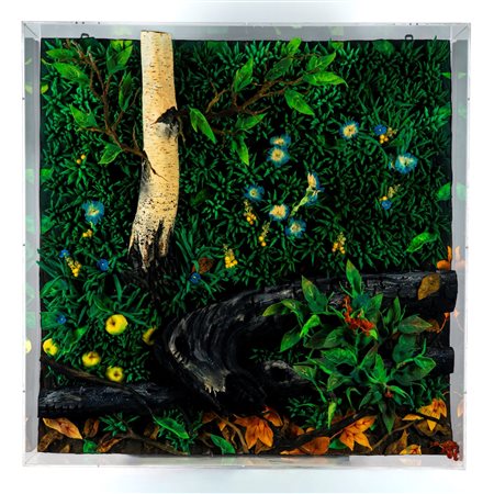 Piero Gilardi (Torino 1942 - 2023)  - Tronchi bruciati