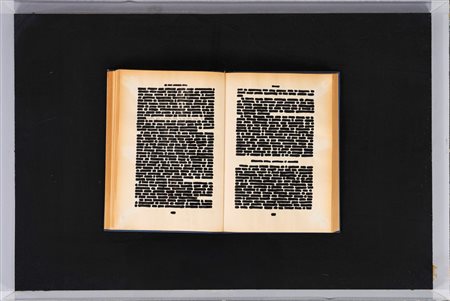 Emilio Isgrò (Barcellona Pozzo di Gotto 1937)  - Libro cancellato, 1968