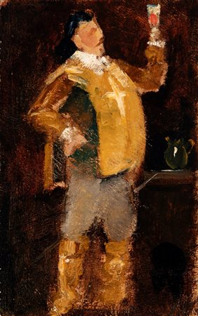 Lorenzo Viani (Viareggio 1882 - Lido di Ostia 1936)  - Moschettiere, 1904-1905 ca.