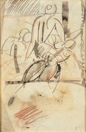 Gino Rossi (Venezia 1884 - Treviso 1947)  - Composizione di figure