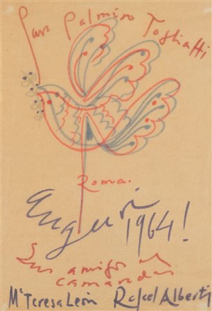 Rafael Alberti (El Puerto de Santa Maria 1902 - 1999)  - Por Palmiro Togliatti, 1964