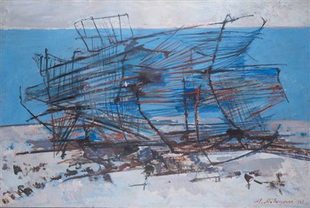 Milo Milunović (Cetinje 1897 - Belgrado 1967)  - Composizione, 1963