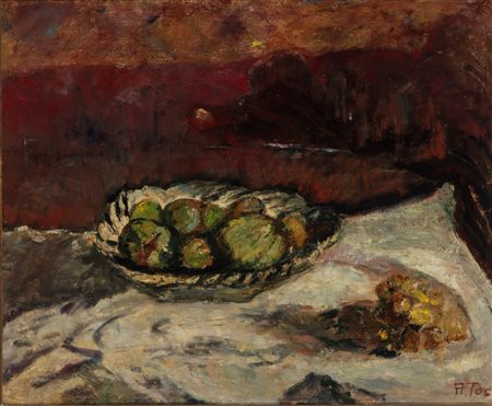 Arturo Tosi (Busto Arsizio 1871 - Milano 1956)  - Natura morta