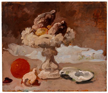 Felice Carena (Cumiana 1879 - Venezia 1966)  - Natura morta , 1954