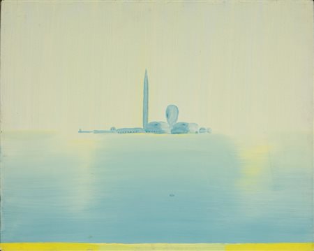 Virgilio Guidi (Roma 1891 - Venezia 1984)  - L'isola di San Giorgio